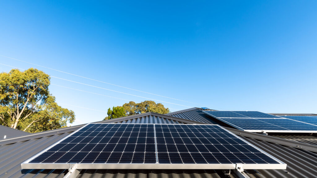 6.6kW solar system on a residential home